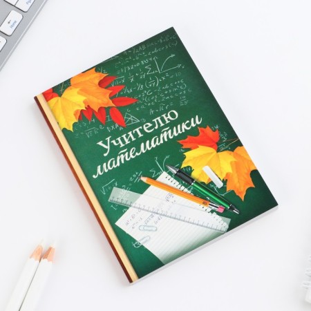 Diary "Mathematics Teacher, A6 format, 80 sheets, line, soft cover-1