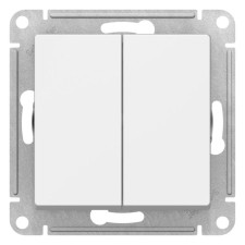 Switch Se Atlasdesign, 10 a, 2 keys, IP20, hidden, white, Atn000151