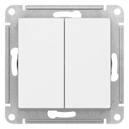 Switch Se Atlasdesign, 10 a, 2 keys, IP20, hidden, white, Atn000151