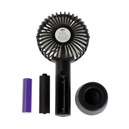 Portable fan Luazon Lof-02, 3 speeds, 800 mAh, black-5