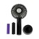 Portable fan Luazon Lof-02, 3 speeds, 800 mAh, black