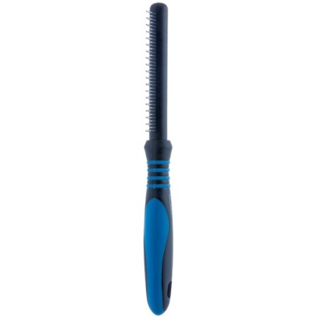 Delight comb, with rings, discharging 18/19 teeth 12/20 mm, black and blue-1