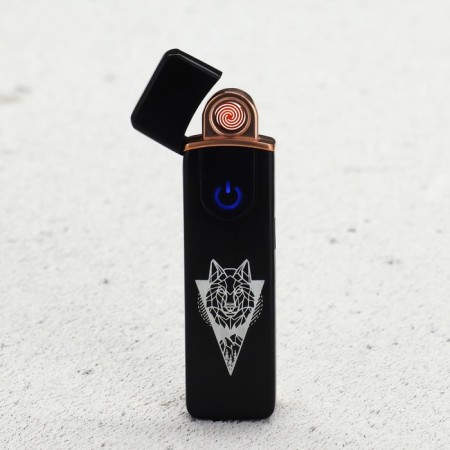 Electronic “Wolf” lighter, 2.3 x 8.3 cm.-3