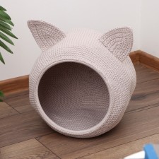 Animal house, D 35 cm, polyester fiber, beige