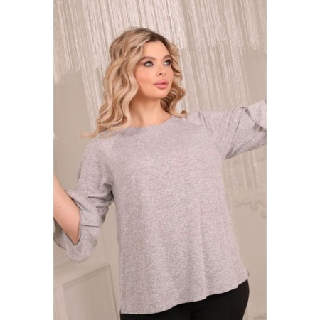 Female jumper, size 52, gray color-13