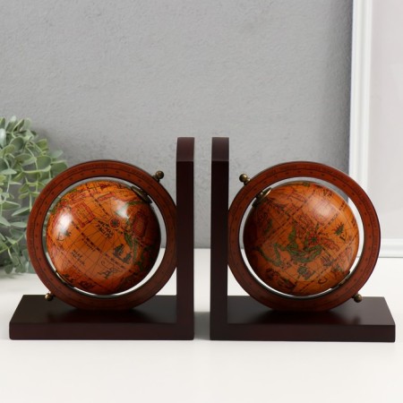 Book holder tree "Globes" set 2 pcs 16.3x9.8x17.5 cm-2