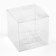 Gift PVC, packaging, "with love", 12 x 12 x 12 cm