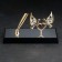 Pen on the stand "Pigeons", 16 × 6 × 19 cm, with crystals