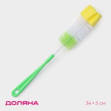 Broke for dishes with a lobby sponge, 5 × 34 cm, color mix