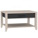 Journal table 16, 800 × 600 × 453 mm, color Anthracite / Blackwood satin
