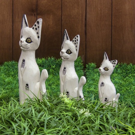 Summarize Souvenir "White Cats" (20,25.30) 20x7x30 cm-8