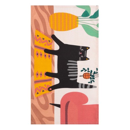 A set of kitchen towels Domestic Cats 35x60 cm - 4 pcs., 100% HL-4