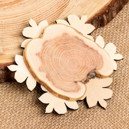 Hot "Blue Flower" stand, 11x11cm, juniper-1