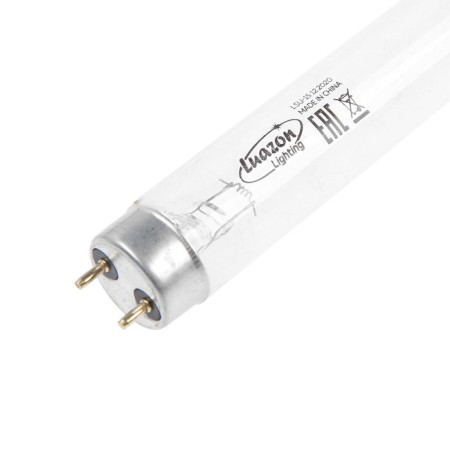 Ultraviolet bactericidal lamp Luazon Lighting, G13, 15W, without ozone, 253.7NM, 437.4mm-1