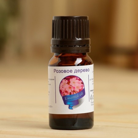 Essential oil "Pink tree", a bottle-boiler, annotation, 10 ml-1