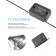 Motor-35 × 14 mm, LCD display, IP67, black