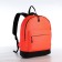 Backpack from textiles on lightning, Erich Krause, 1 pocket, coral color