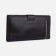 Male purse on a magnet, department for bills, for maps, for coins, dark brown color
