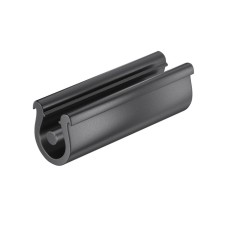 Components for textile suspension system Technical Tra130bf-B, 4x1.4x1.2 cm, black color