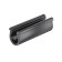 Components for textile suspension system Technical Tra130bf-B, 4x1.4x1.2 cm, black color