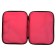 Folder with handles Textile A4, 350 x 270 x 20 mm, calligrata "Office", nylon 600D, two -color Kant, pink
