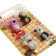 Set of curly erasers "animals", 4 pieces, mix