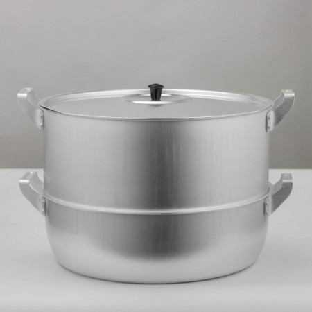 Aluminum moth Scovo, 15 l, d = 34 cm, 4 disks, metal cover-7
