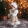 Snow Maiden "in a magnificent fur coat" with golden jewelry, 14x30 cm