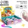 Anthistress label “Touching wishes”, with paste, color mix