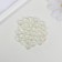Acrylic beads "Round" 8 mm, 25 gr. Transparent, over-over