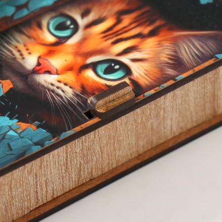 Casket "Cat" 17x8.5x3.5 cm-1