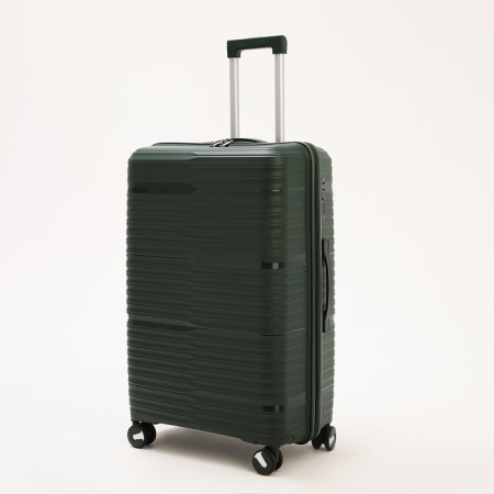 Big suitcase 28 ", lightning department, code castle, 4 wheels, green color