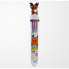 Automatic ballpoint pen, 10 color 