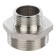 Nipple transition stout SFT-0004-001121, 1 1/2 "x1", external thread, nickel-plated brass