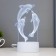 Sensor Lamp "dolphins" LED 7 USB colors/from batteries white RISALUX