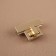 Bag's fastener, 3.9 × 2.6 cm, gold color