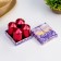 Set of candles "Column", 4 pieces, ruby ​​7x3.8 cm