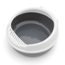 Nyusha toilet s with a side without a grid of 41 x 39 x 20 cm gray FIX