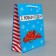 Laminated vertical package “burning for you”, ml 21 x 25 x 8 cm, new year