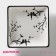 Serving share "Spring evening", 15 × 15 cm, white color
