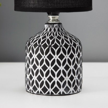 Risalux lampline table lamp Tirsalux, E14, 40 W, white-black, 13 × 13 × 27 cm-3