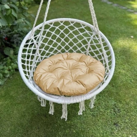 Villy swing pillow, diameter 60 cm, beige color