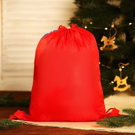 New Year's bag on the lace, the color is red/multi -colored-2