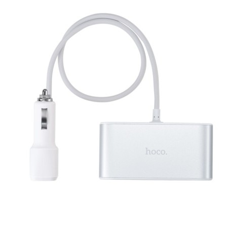Hoco Z13 car charger, connector, 2 USB, 2.1 a, cigarette lighter, 55 cm-5