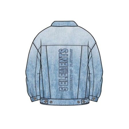 Denim jacket for a boy PlayTode, height 152 cm-7