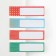 Stickers bookmarks with a sticky layer “Supergerian teacher!”, 4 pcs, 20 liters