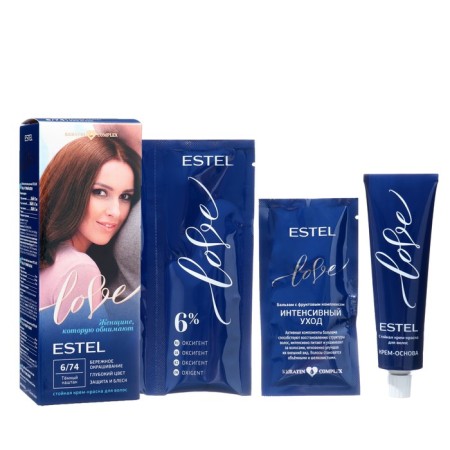 Persistent Hair Cream Estel Love dark chestnut-6