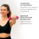 Neoprene dumbbells onlytop, 1 kg, fuchsia color