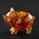 Souvenir "Pig", amber
