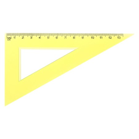 Set geometric, drawing, blister: ruler 30 cm, 2 triangles, transporter, circle stencil, mix-3
